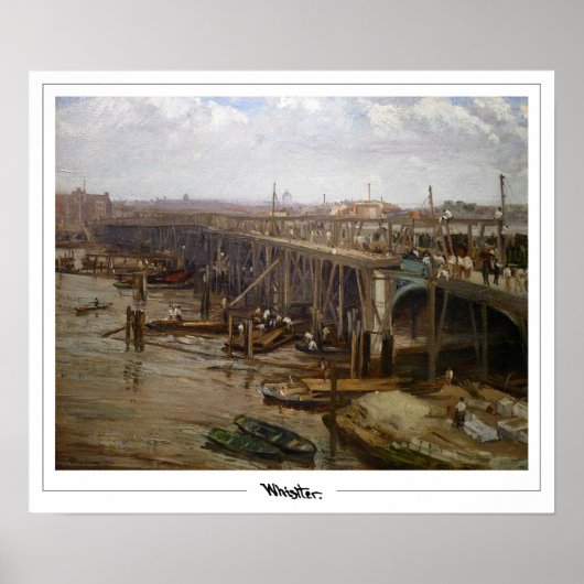 James McNeill Whistler Zedign Art Poster #124 (Voorkant)