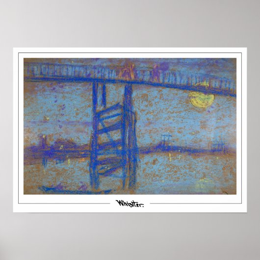 James McNeill Whistler Zedign Art Poster #13-2 (Voorkant)