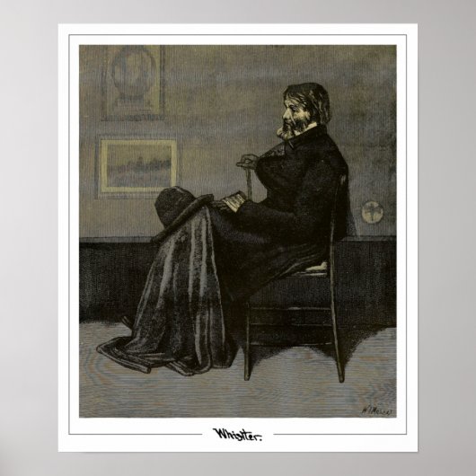 James McNeill Whistler Zedign Art Poster #14-2 (Voorkant)