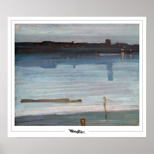 James McNeill Whistler Zedign Art Poster #2 (Voorkant)