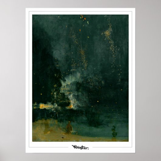 James McNeill Whistler Zedign Art Poster #206-2 (Voorkant)