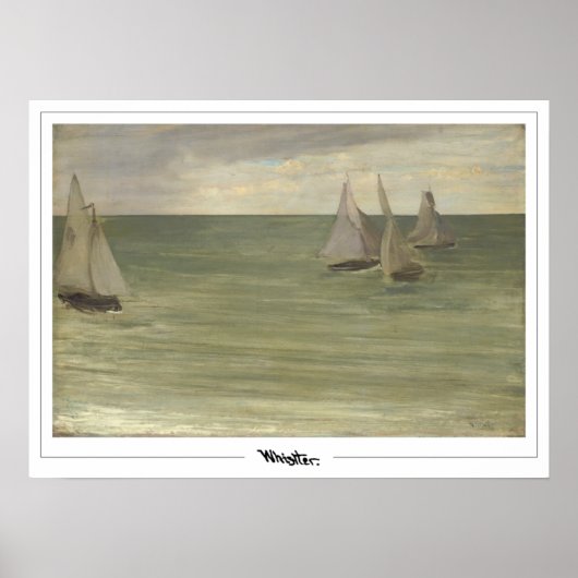 James McNeill Whistler Zedign Art Poster #221-2 (Voorkant)