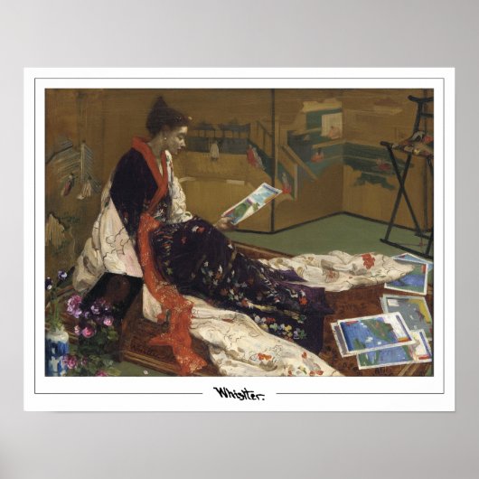 James McNeill Whistler Zedign Art Poster #284-2 (Voorkant)