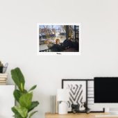 James McNeill Whistler Zedign Art Poster #300-2 (Thuiskantoor)