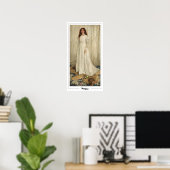 James McNeill Whistler Zedign Art Poster #4 (Thuiskantoor)