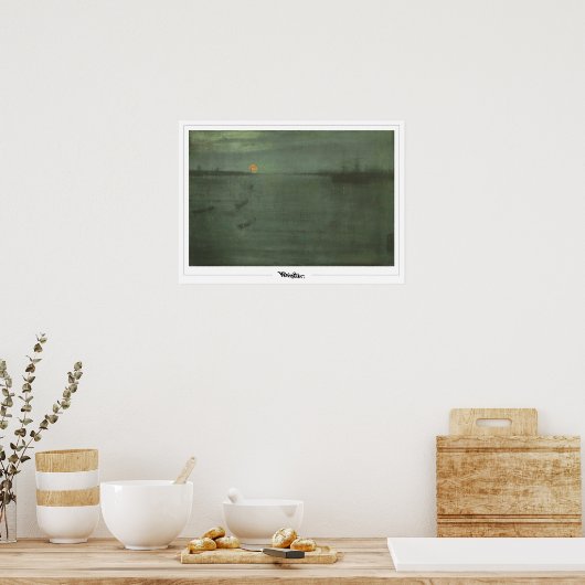 James McNeill Whistler Zedign Art Poster #404-2 (Keuken)
