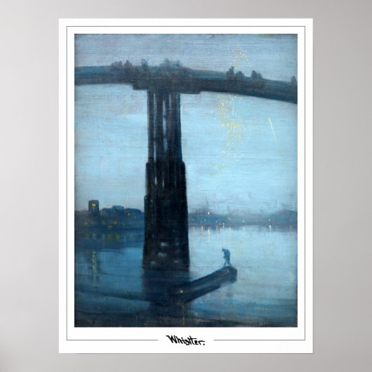James McNeill Whistler Zedign Art Poster #416-2 (Voorkant)