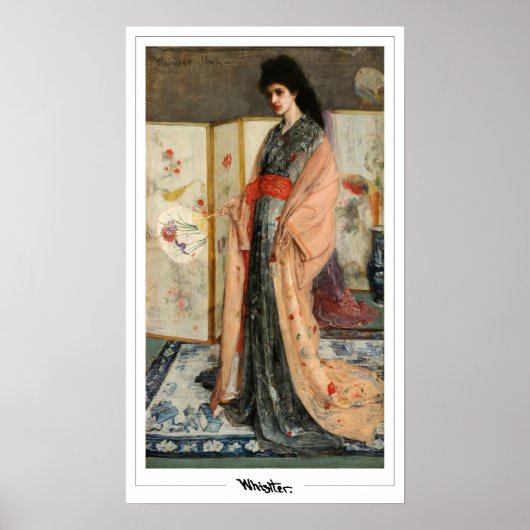 James McNeill Whistler Zedign Art Poster #5-2 (Voorkant)