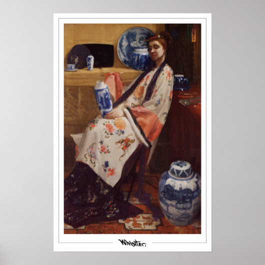 James McNeill Whistler Zedign Art Poster #6 (Voorkant)