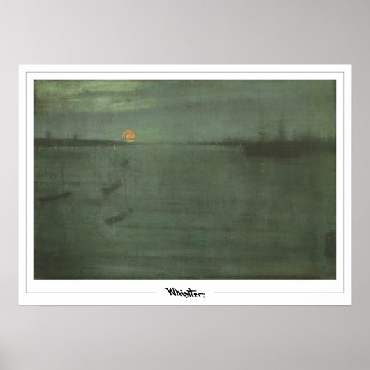James McNeill Whistler Zedign Kunst Poster #404-2 (Voorkant)
