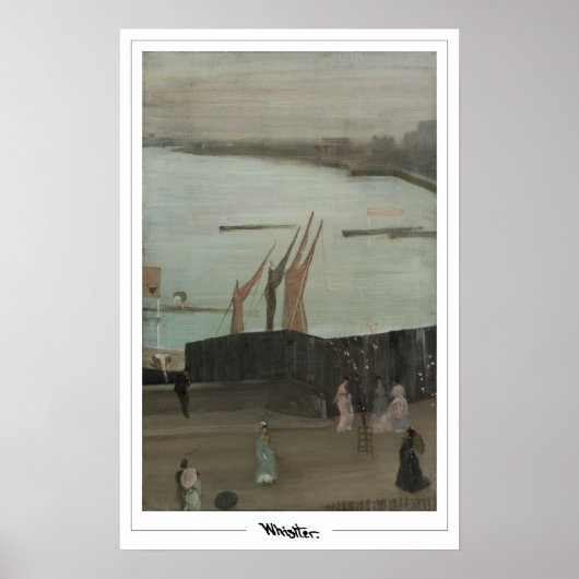 James McNeill Whistler Zedign Kunst Poster #441-2 (Voorkant)