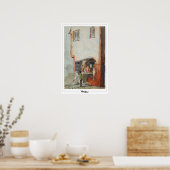 James McNeill Whistler Zedign Kunstposter #4-2 Poster (Keuken)