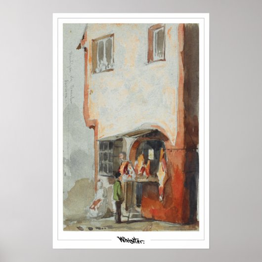 James McNeill Whistler Zedign Kunstposter #4-2 Poster (Voorkant)