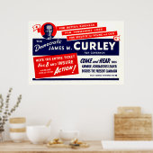 James Michael Curley uit 1934 Poster (Keuken)