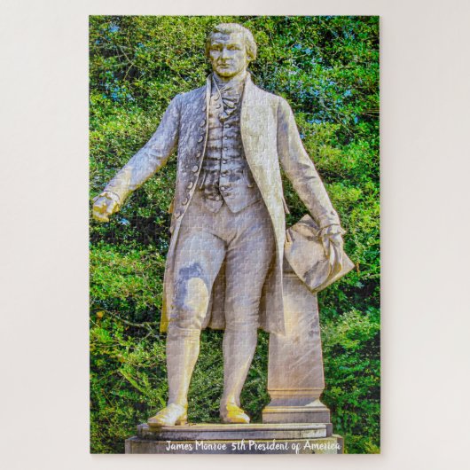 James Monroe 5e President van Amerika. Legpuzzel (Verticaal)