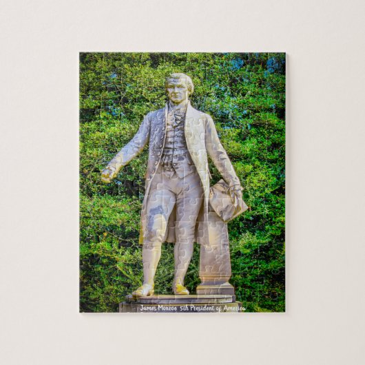 James Monroe 5e President van Amerika. Legpuzzel (Verticaal)