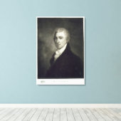 James Monroe, 5e President van de Verenigde Staten Canvas Afdruk (Insitu (Houten vloer))