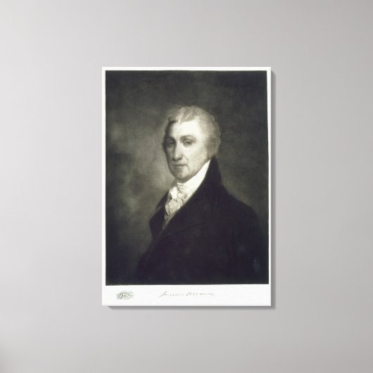 James Monroe, 5e President van de Verenigde Staten Canvas Afdruk (Voorkant)