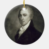 James Monroe, 5e President van de Verenigde Staten Keramisch Ornament (Achterkant)