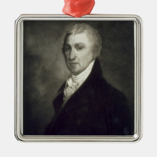 James Monroe, 5e President van de Verenigde Staten Metalen Ornament (Voorkant)