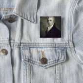 James Monroe, 5e President van de Verenigde Staten Vierkante Button 5,1 Cm (In situ)