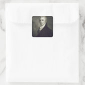 James Monroe, 5e President van de Verenigde Staten Vierkante Sticker (Tas)
