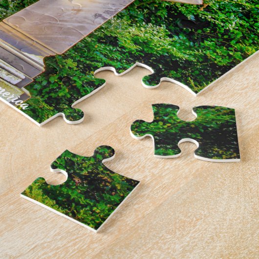 James Monroe 5th President of America. Legpuzzel (Zijkant)