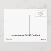 James Monroe Briefkaart (Achterkant)