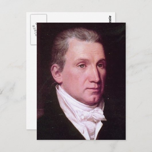 James Monroe Briefkaart (Voorkant / Achterkant)