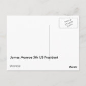 James Monroe Briefkaart (Achterkant)