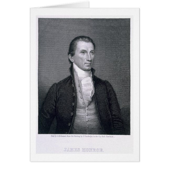 James Monroe, gegraveerd door Asher Brown Durand ( (Voorkant)