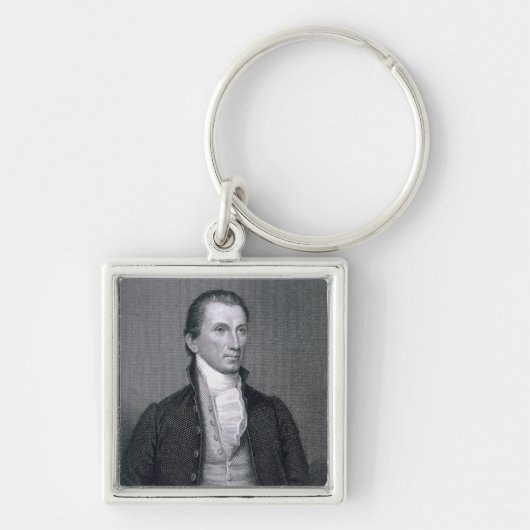 James Monroe, gegraveerd door Asher Brown Durand ( Sleutelhanger (Voorkant)