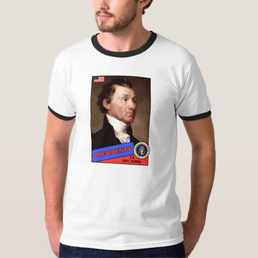 James Monroe-honkaarten T-shirt (Voorkant)