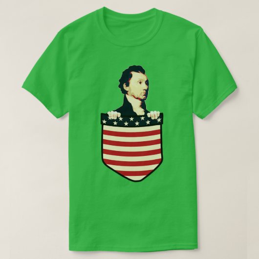 James Monroe in mijn zak T-shirt (Design voorkant)