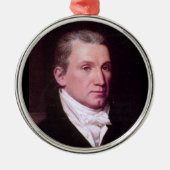 James Monroe Metalen Ornament (Voorkant)