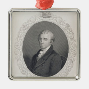 James Monroe Metalen Ornament