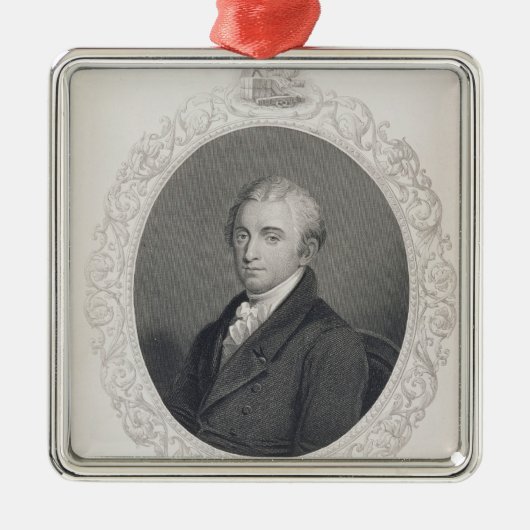 James Monroe Metalen Ornament (Voorkant)