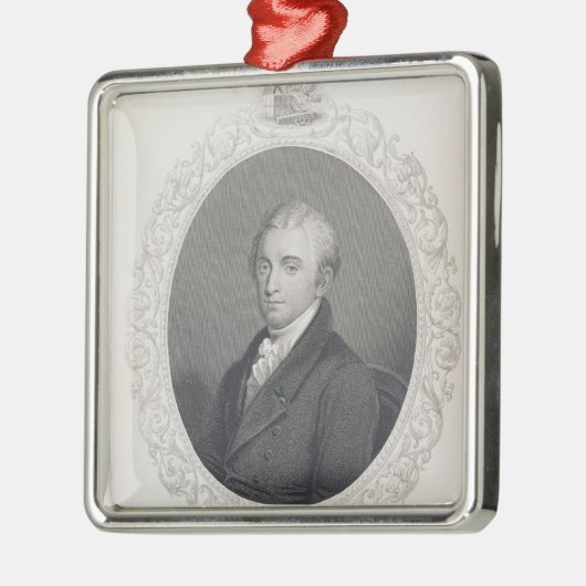 James Monroe Metalen Ornament (Links)