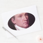 James Monroe Ovale Sticker (Envelop)