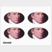 James Monroe Ovale Sticker (Vel)