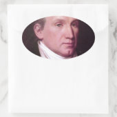 James Monroe Ovale Sticker (Tas)