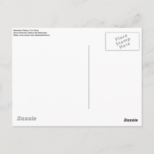 James Monroe Portrait van Samuel Morse Briefkaart (Achterkant)