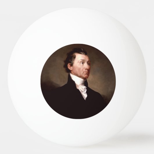 James Monroe Portrait, vroeg Amerikaans President Pingpongbal (Voorkant)