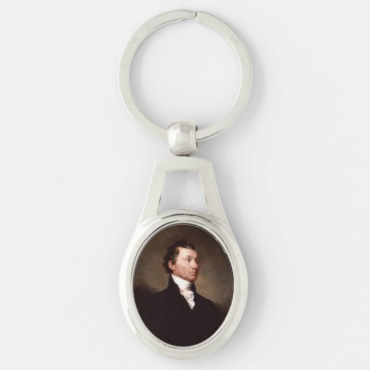 James Monroe Portrait, vroeg Amerikaans President Sleutelhanger (Voorkant)