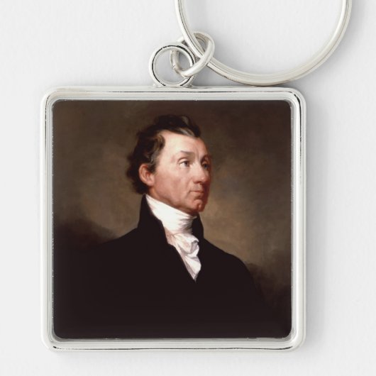 James Monroe Portrait, vroeg Amerikaans President Sleutelhanger (Voorkant)