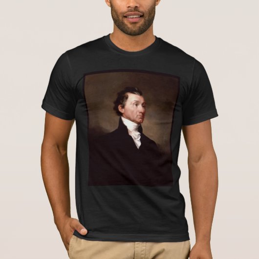 James Monroe Portrait, vroeg Amerikaans President T-shirt (Voorkant)