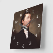 James Monroe Portrait, vroeg Amerikaans President Vierkante Klok (Hoek)