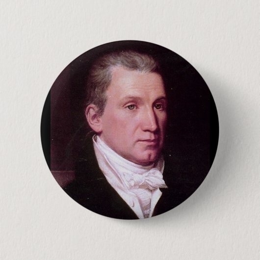 James Monroe Ronde Button 5,7 Cm (Voorkant)