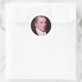 James Monroe Ronde Sticker (Tas)