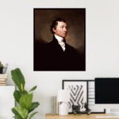 James Monroe Witte Huis US President Portret Poster (Thuiskantoor)